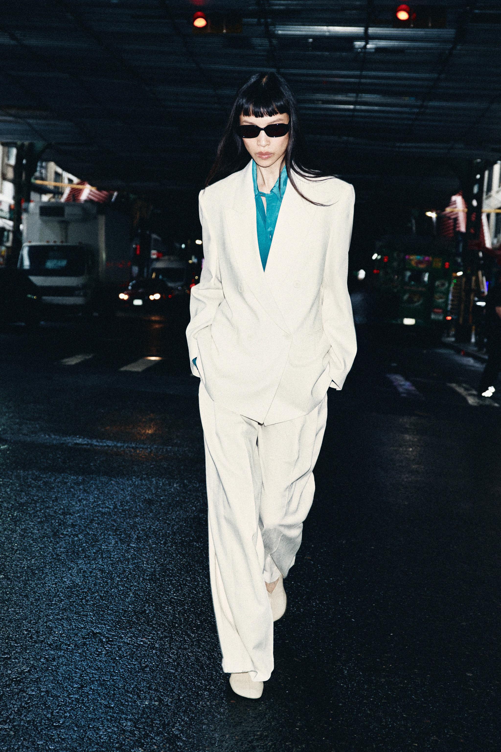 ZW COLLECTION OVERSIZED DOUBLE BREASTED BLAZER